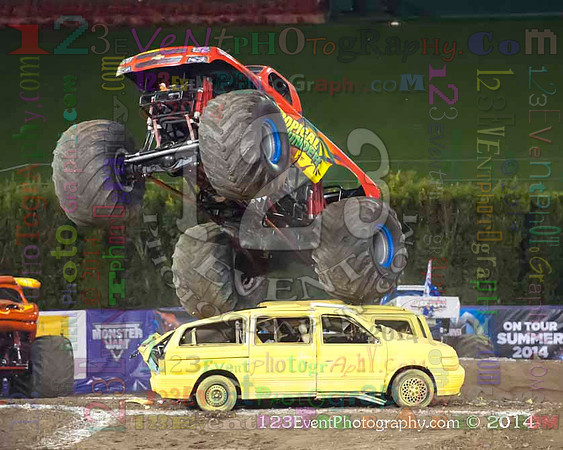 2014-02-08 MONSTER JAM® @ Anaheim #3 Angel Stadium