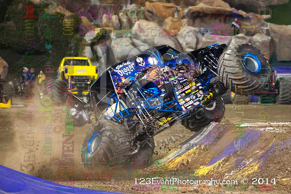 2014-02-08 MONSTER JAM® @ Anaheim #3 Angel Stadium