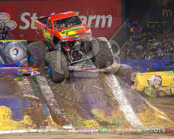 2014-02-08 MONSTER JAM® @ Anaheim #3 Angel Stadium