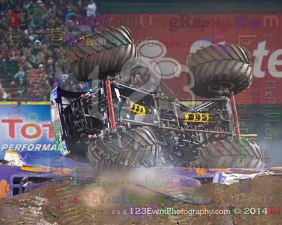 2014-02-08 MONSTER JAM® @ Anaheim #3 Angel Stadium