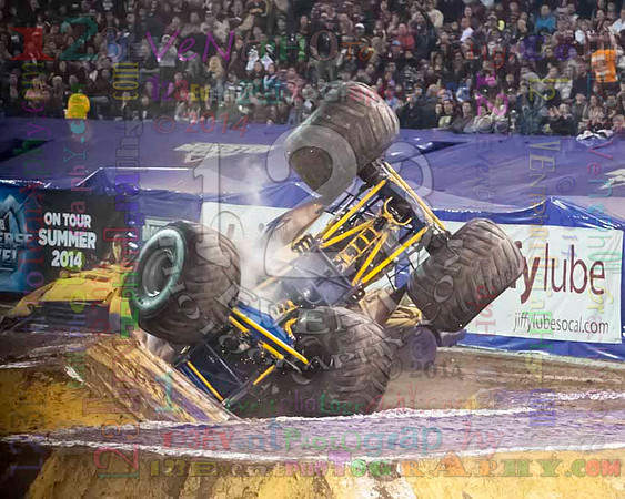 2014-01-25 MONSTER JAM® @ Anaheim #2 Angel Stadium