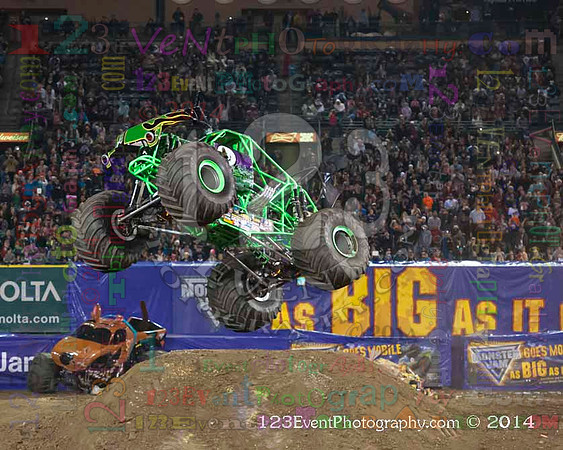 2014-02-08 MONSTER JAM® @ Anaheim #3 Angel Stadium