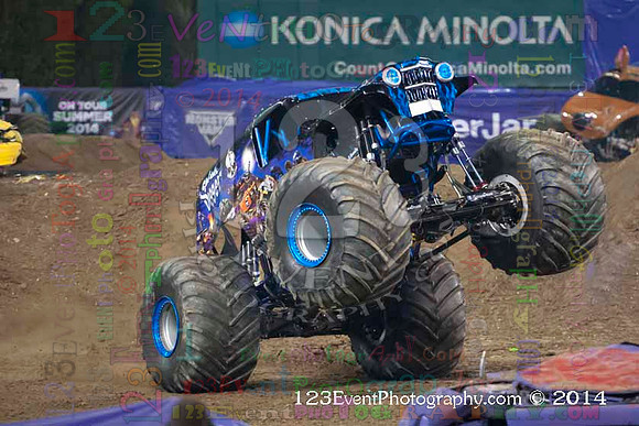 2014-02-08 MONSTER JAM® @ Anaheim #3 Angel Stadium