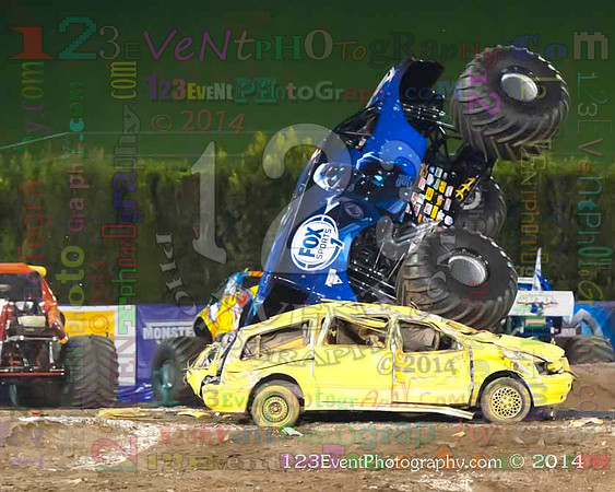 2014-02-08 MONSTER JAM® @ Anaheim #3 Angel Stadium