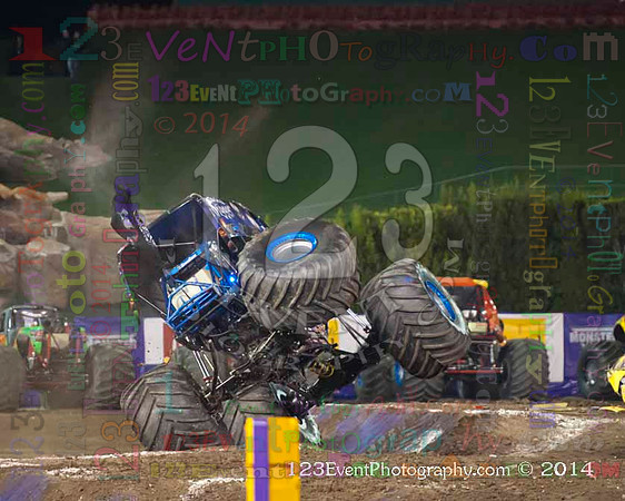 2014-02-08 MONSTER JAM® @ Anaheim #3 Angel Stadium
