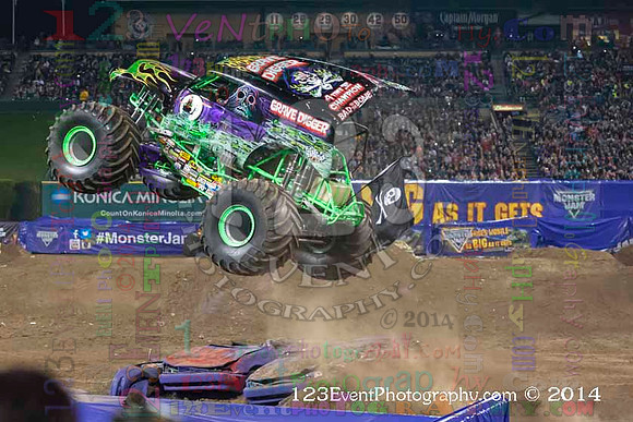 2014-02-08 MONSTER JAM® @ Anaheim #3 Angel Stadium