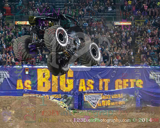 2014-02-08 MONSTER JAM® @ Anaheim #3 Angel Stadium