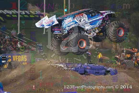 2014-02-08 MONSTER JAM® @ Anaheim #3 Angel Stadium