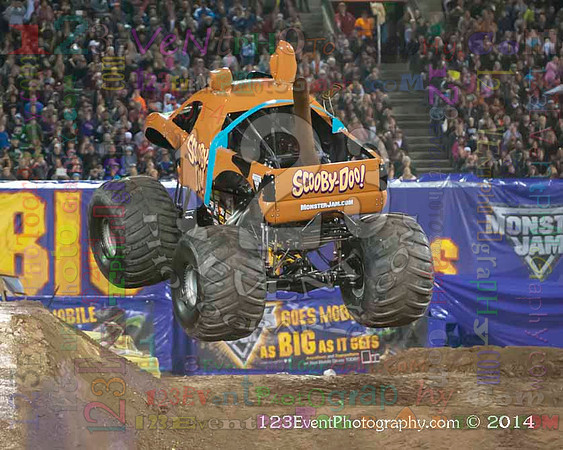 2014-02-08 MONSTER JAM® @ Anaheim #3 Angel Stadium