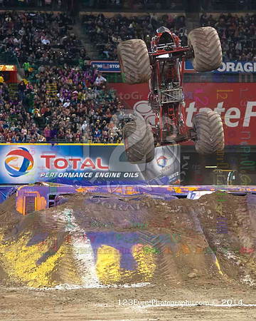 2014-02-08 MONSTER JAM® @ Anaheim #3 Angel Stadium