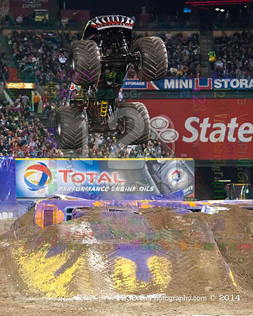 2014-02-08 MONSTER JAM® @ Anaheim #3 Angel Stadium
