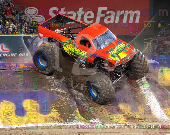 2014-02-08 MONSTER JAM® @ Anaheim #3 Angel Stadium
