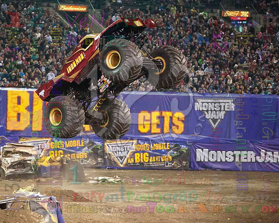 2014-01-25 MONSTER JAM® @ Anaheim #2 Angel Stadium