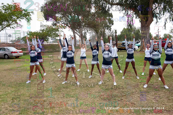 2014 Madison High Cheer Squad at Clairemont Family Day