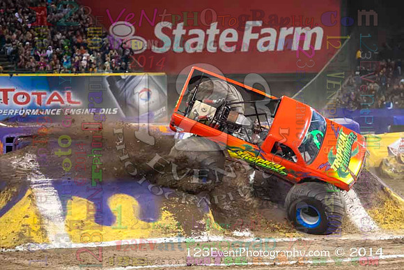 2014-02-08 MONSTER JAM® @ Anaheim #3 Angel Stadium