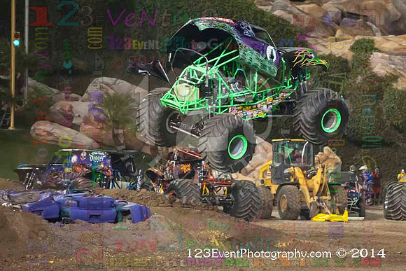 2014-02-08 MONSTER JAM® @ Anaheim #3 Angel Stadium