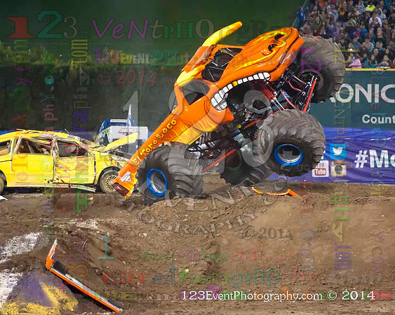 2014-02-08 MONSTER JAM® @ Anaheim #3 Angel Stadium