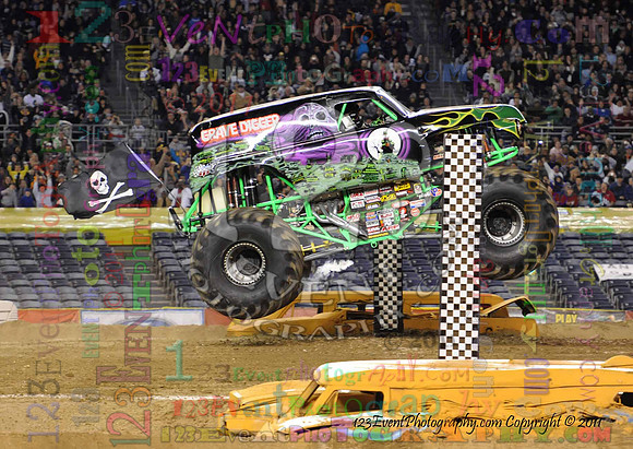 Grave Digger® driven by Chad Tingler