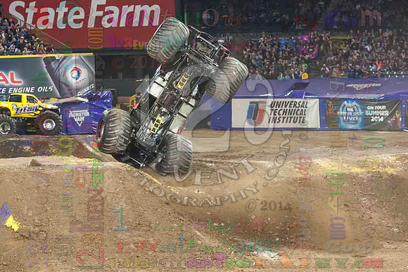 2014-01-25 MONSTER JAM® @ Anaheim #2 Angel Stadium