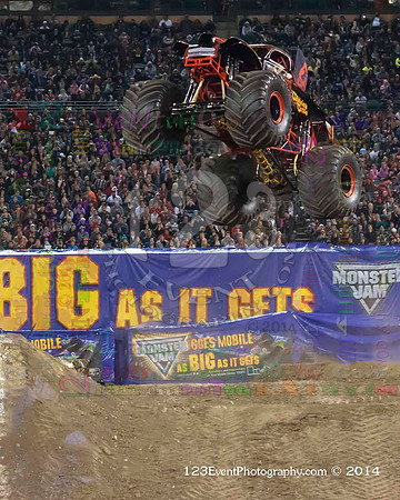 2014-02-08 MONSTER JAM® @ Anaheim #3 Angel Stadium
