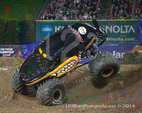 2014-02-08 MONSTER JAM® @ Anaheim #3 Angel Stadium