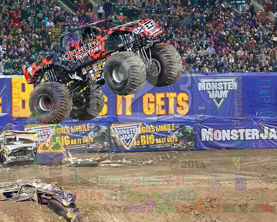 2014-01-25 MONSTER JAM® @ Anaheim #2 Angel Stadium