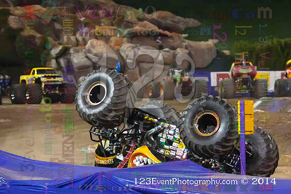 2014-02-08 MONSTER JAM® @ Anaheim #3 Angel Stadium