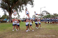 2014 Madison High Cheer Squad at Clairemont Family Day