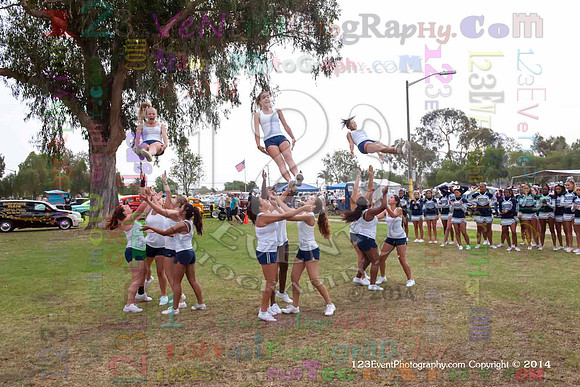 2014 Madison High Cheer Squad at Clairemont Family Day