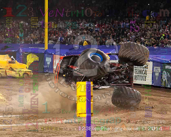 2014-02-08 MONSTER JAM® @ Anaheim #3 Angel Stadium