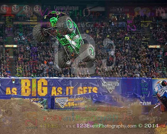 2014-02-08 MONSTER JAM® @ Anaheim #3 Angel Stadium